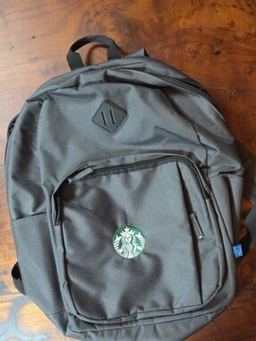 Starbucks ☕️ Gray Backpack with Green Logo☕️Limited☕️Collector Gorpcore